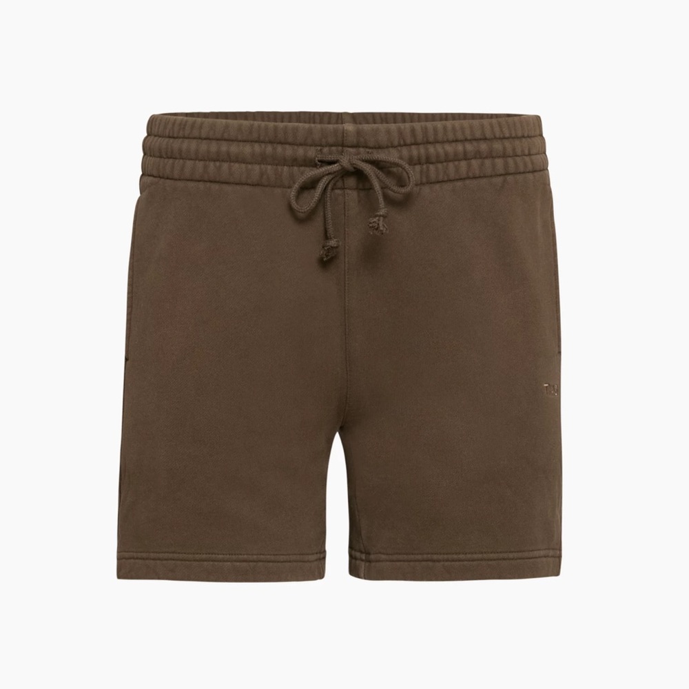 Aritzia Cozy Fleece Boyfriend 5" Sweatshort Brown